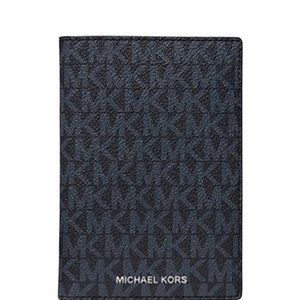 Michael Kors JET SET MD Passport Case BLCK SIGNATURE